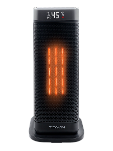 Обогреватель для дома, тепловентилятор напольный с пультом 2000 Вт TITAVIN TI-PFH001